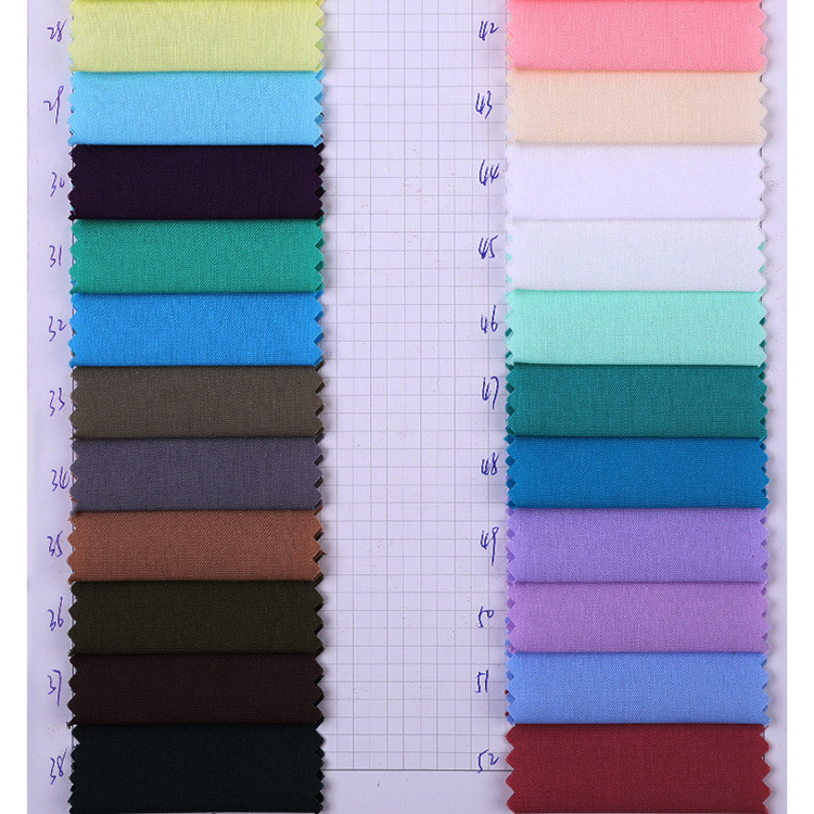 Textil plano TC poliéster tela de forro de algodón