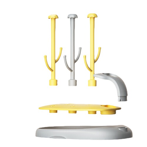 Infant bottle rack baby bottle drying rack drain rack removable bottle brush rack storage rack