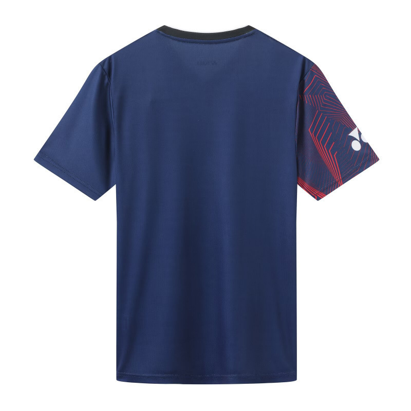2025新款yy羽毛球服男女装短袖羽毛球运动服训练比赛队服印字|undefined