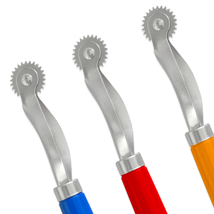 Rueda de engranaje de acero tipo mango de plástico Rueda de trazado Rueda de engarzado Rueda de engarzado Rueda de engarzado Rueda de engarzado de interdistancia Rueda de trazado de vástago de plástico