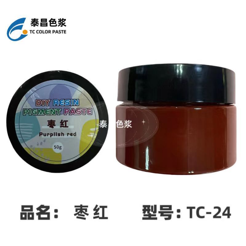 TC-24 글루 컬러 페이스트 마룬, 오픈 병 50g