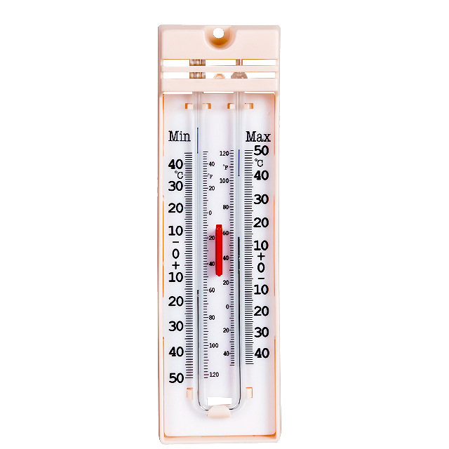 高精度高低温度记录室内室外塑料玻璃管温度计