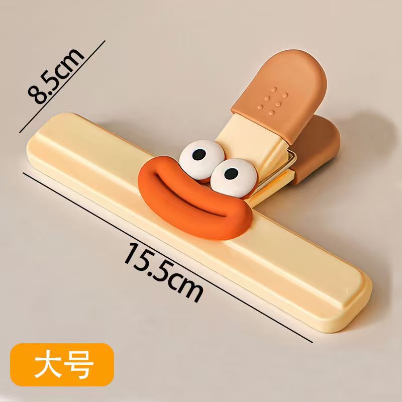 零食封口夹便捷食品袋子密封夹茶叶零食保鲜密封夹子食品密封口夹|undefined