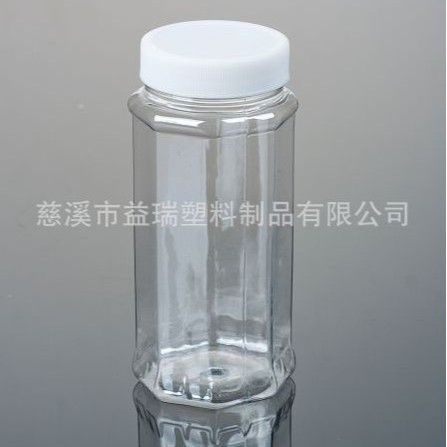 八角蜂蜜瓶500G/ 塑料瓶/花粉瓶/果汁瓶(A13)