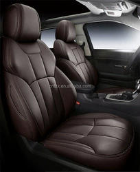 Car Seat Covers Suitable for Subaru Forester Custom Seat Covers and Full Seat Cushions (Modelə uyğun (Original) oturacaq örtükləri) - original-car-texture-customized-brown-wear-resistant-leather