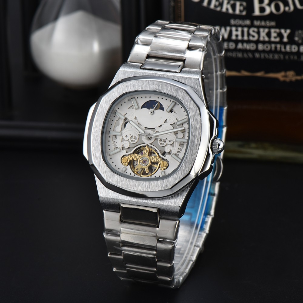 Cross-Border E-Commerce Hot-Selling Full-Function Large Flywheel Nautilus High-End Mechanical Men's Watch_voghion.com