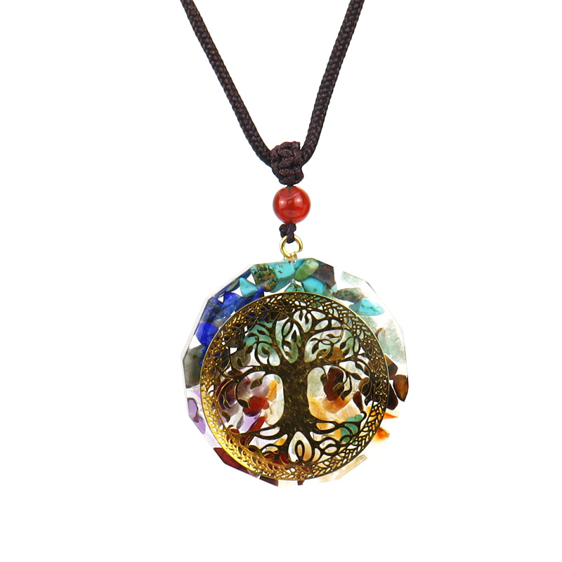 Retro Eye Crystal Handmade Pendant Necklace 1 Piece