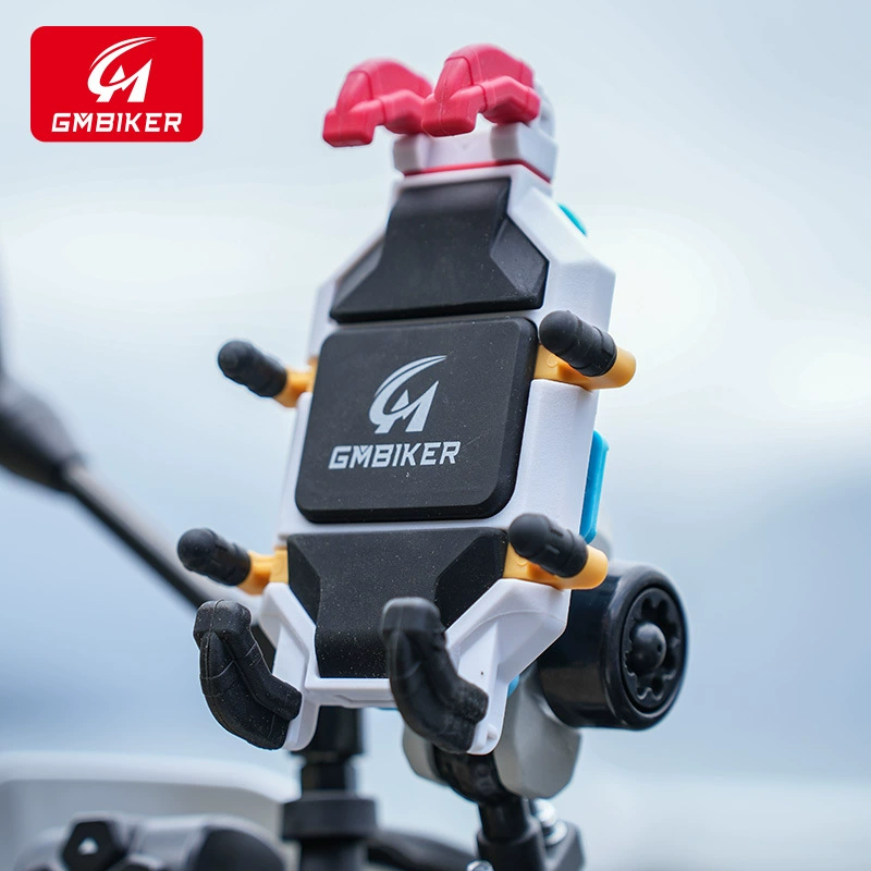 Держатель для мобильного телефона на мотоцикле, навигация, противоударный аккумулятор, электромобиль, модифицированный алюминиевый сплав, мотоцикл для путешествий, амортизация и защита от кражи