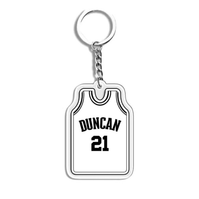 NBA baloncesto llavero estrella Durant Curry Owen acrílico colgante bolsa de Jersey adornos regalo