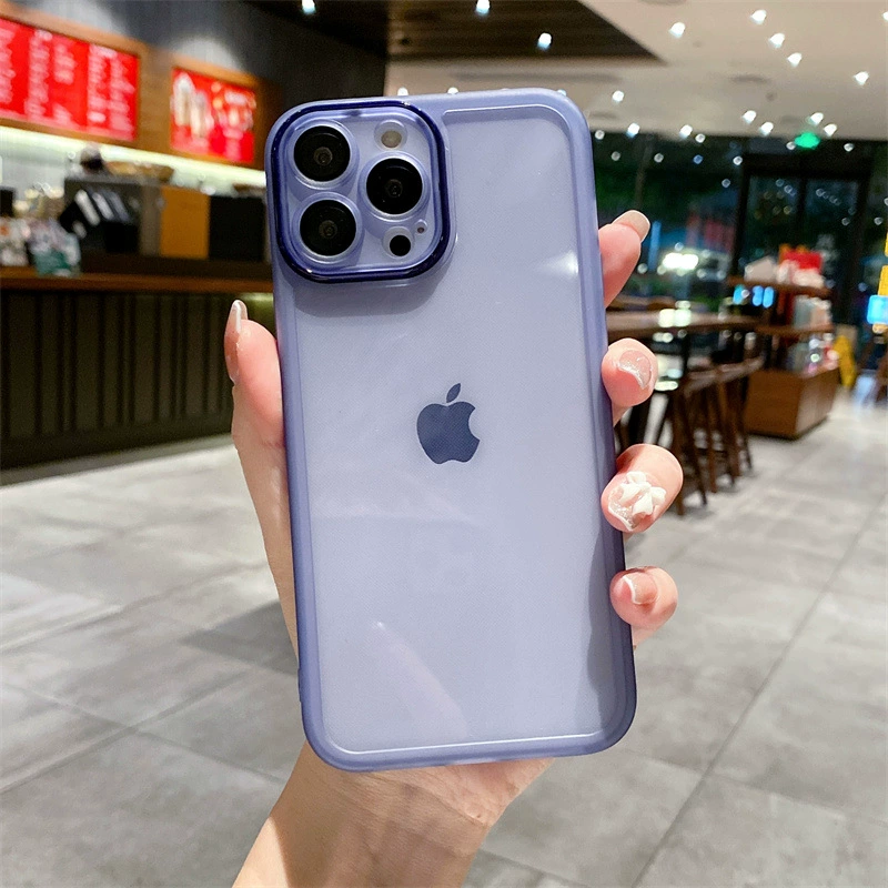 Apple, совместимая матовая на iPhone 14, прозрачная линза, чехол для телефона, защитный чехол, 14Promax, iPhone