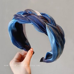 韓國麻花辮高顱頂寬邊發捆發箍女復古氣質簡約發卡壓髮帶洗臉頭箍