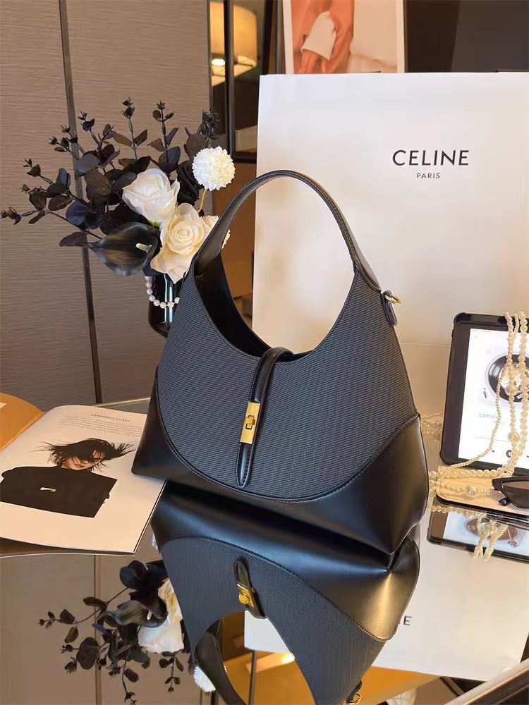 701g Weight Synthetic Leather Lining Material Zipper, Lock clasp Closure Type Single Shoulder Strap Strap Type Shoulder Bag Bags Type Casual, Daily, Shopping Occasion Pu Leather Material Splicing, Solid Color Pattern All Seasons Season Women's Gender Classic Style Style Dumpling Shape Shape Women's Pu Leather Splicing Solid Color Classic Style Dumpling Shape Zipper Lock Clasp Shoulder Bag 17