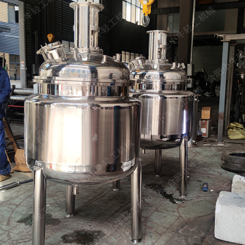 304316不锈钢高压反应釜常压反应罐设备厂家生产蒸汽电加热反应釜