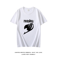 动漫妖精的尾巴周边短袖T恤fairy tail 公会二次元动漫衣服棉夏