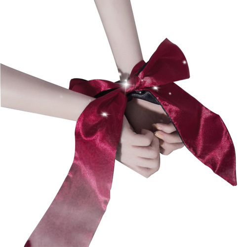 Gorgeous sexy lingerie for women, ribbon black and red eye mask, sexy eye mask accessories with temptation ribbon, dropshipping p16