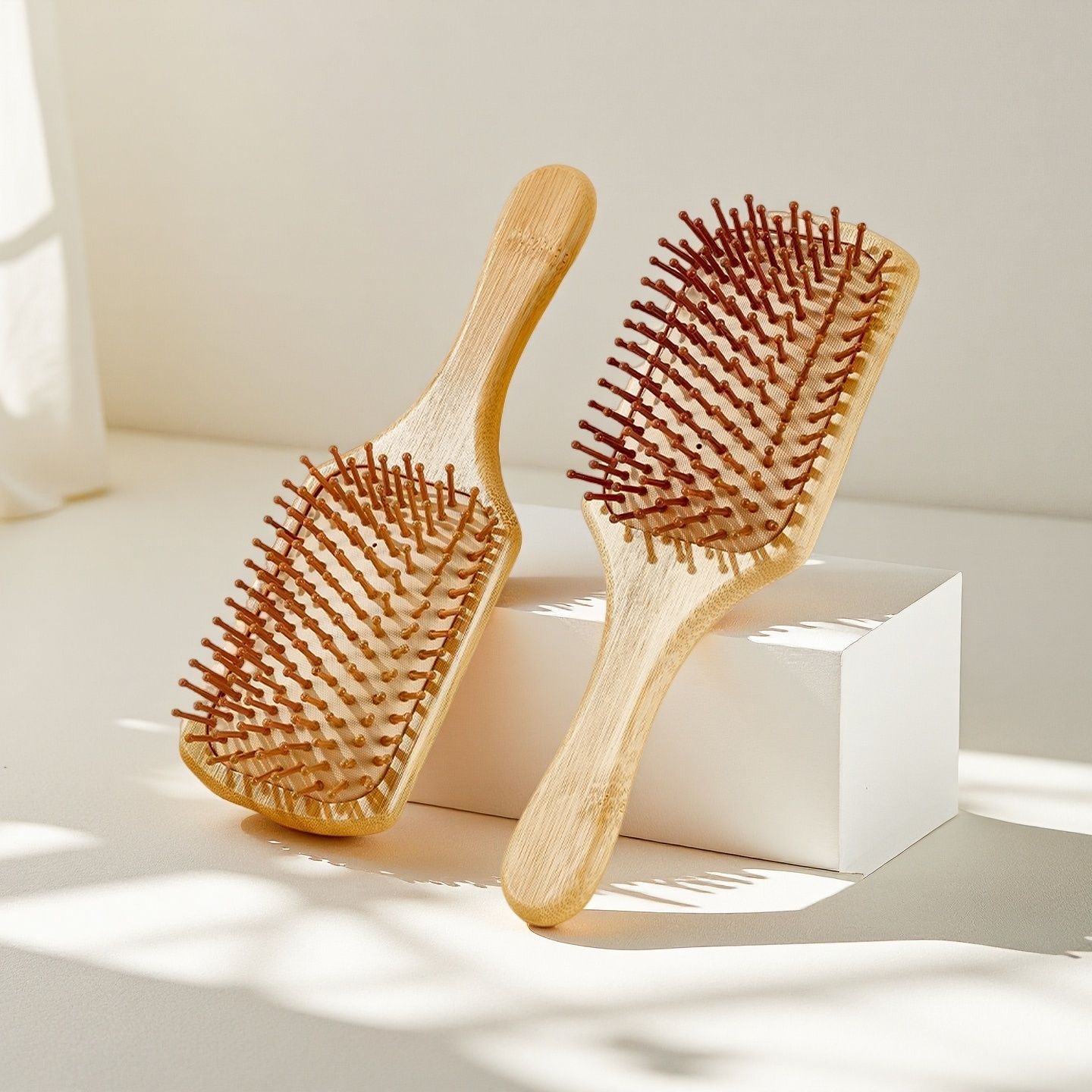 Inventario de masaje de mango largo, masaje de cuero cabelludo, bolsa de aire, pein de cabello largo, cabello de maquillaje de damas, estilo de aire, pein de aire