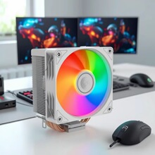 ��O�LS50 CPU��ʽɢ����115X/1700/1366�L��ɢ�����o��4��ܲʟ�