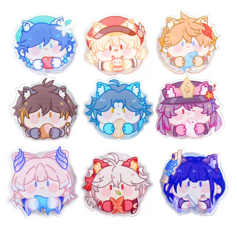 Genshin Impact, acrylic pendant, keychain