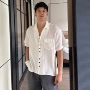 宽松薄款短袖男款衬衫