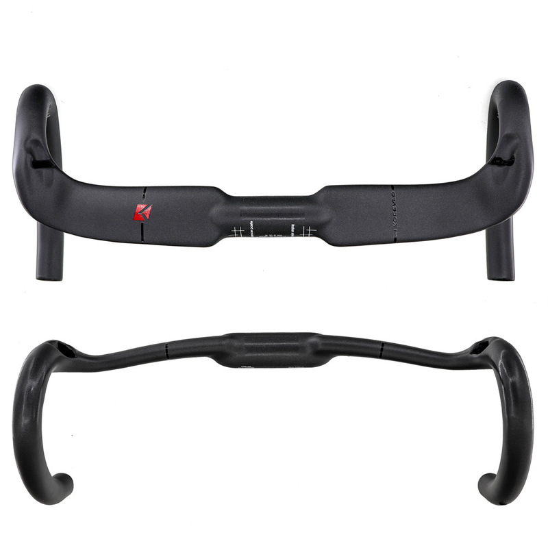 Kocevlo carbon fiber bicycle handlebar 31.8MM drag reduction bend road bicycle parts go inside ud