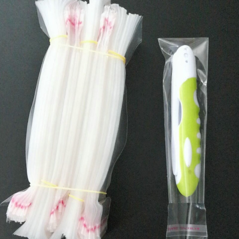 5CMOPP自粘袋透明塑料袋不乾膠袋細長自封袋勺子餐具包裝袋