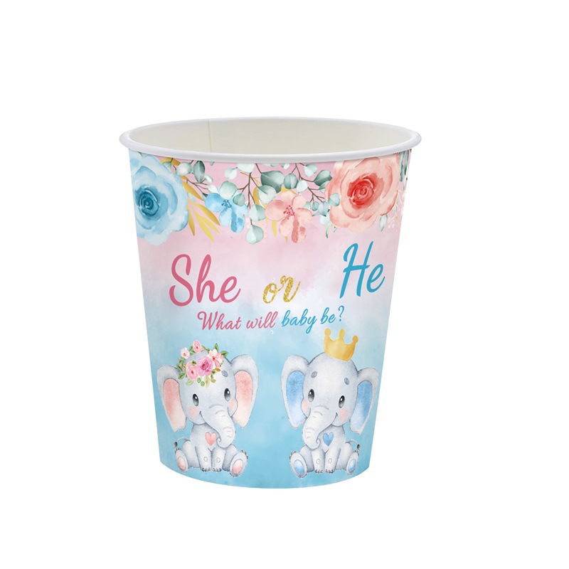 性别纸杯
