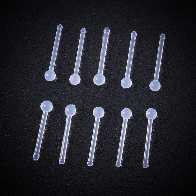 Simple Style Solid Color Plastic Nose Studs 1 Set display picture 3