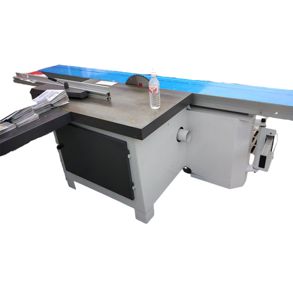 madera contrachapada partículas tablero de corte sierra de mesa de empuje de muebles totalmente automática equipo eléctrico de corte transversal de madera