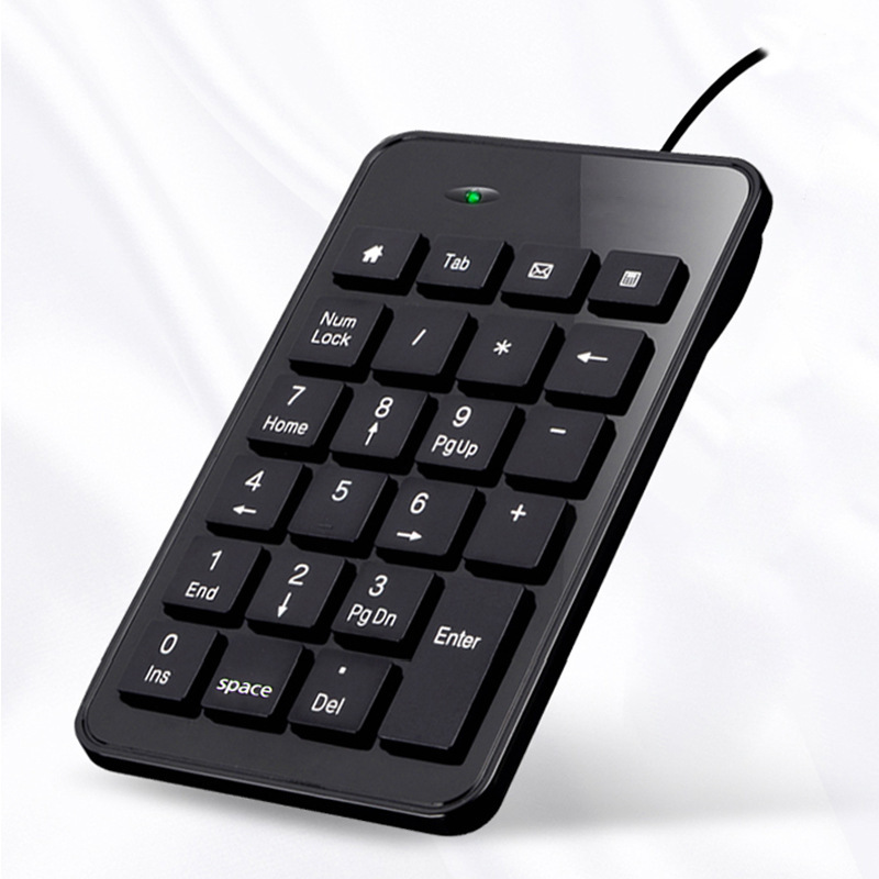 Wired Type-C Keyboard Mini Wired Usb-C Keypad Bank Teller Computer External Numeric Keypad