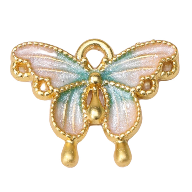 Ancient Gold-Drip Oil Gourd Pendant for Good Luck, Peace, and Joy DIY Handmade Jewelry Pendant Bracelet Decoration Small Pendant