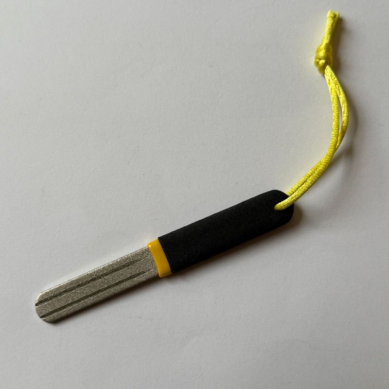 エメリー釣り針やすり両面ダイヤモンドフック研ぎ器二色ハンドル砥石|undefined