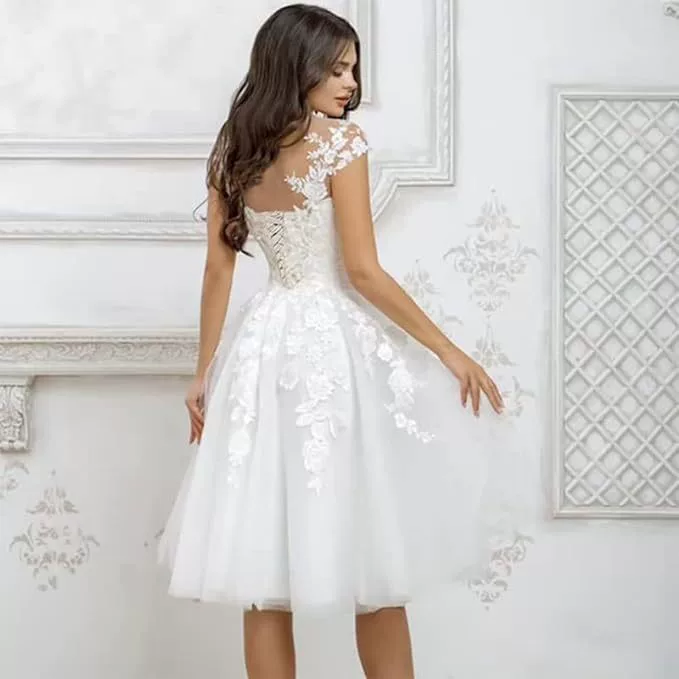 (跨境贸易) летнее белое короткое вечернее платье, сумка для еды, Aliexpress