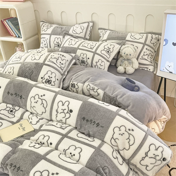 Rabbit World [Thickened and warm, skin-friendly and soft]