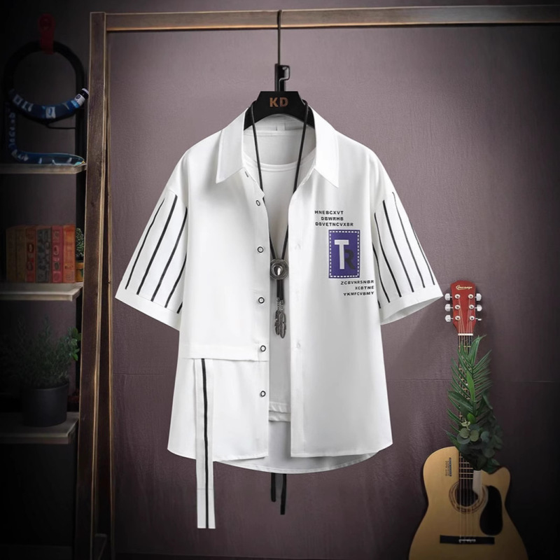 Men's Oversized White Short-Sleeved Shirt Plus Fat Plus Loose Business Extra Large Size Fat Men's Short-Sleeved Shirt Men's Oversized White Short-Sleeved Shirt Plus Fat Plus Loose Business Extra Large Size Fat Men's Short-Sleeved Shirt