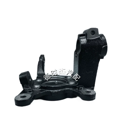 with shock-absorbing suspension, Steering knuckle
