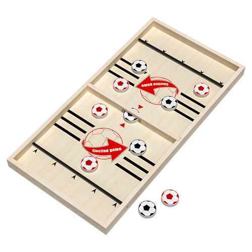 Bounce chess desktop ejection wooden double battle parent-child interactive toy children's educational board game