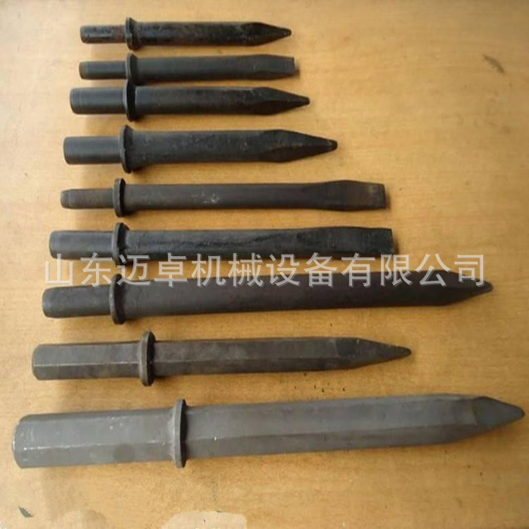 风镐尖批发 电镐镐钎 B47镐钎 B87扁镐头钎子 加长型六角镐钎