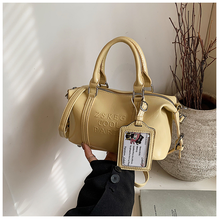 Korean version hand-held bowling bag for women 2025 new retro niche commuting pillow bag versatile single-shoulder crossbody bag undefined
