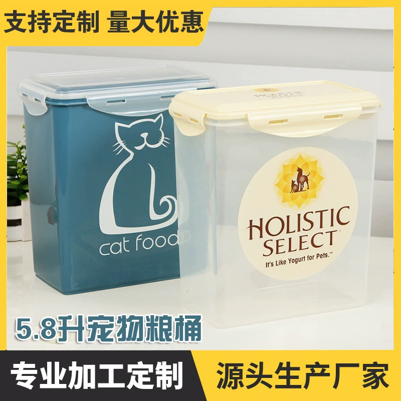 Производители зоотоваров 3 кг ведро для хранения зерна кошачий корм для собак ведро для корма для домашних животных ящик для хранения бака для грубого зерна