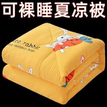 特价清仓夏凉被空调被夏天薄被子春秋款4斤单双人被芯可机洗夏被
