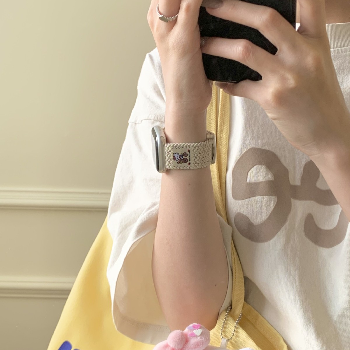 Cycling Kt Cat Nylon Braided Magnetic Buckle Strap Suitable for Iwatchs109876 Apple Watch Ultra