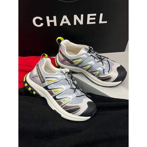 Bamuxiu Feet Small Color Matching sneaker Women's 2025 New Style Torre Shoes All-match Thick-soled Mountaineering Strap Running Shoes