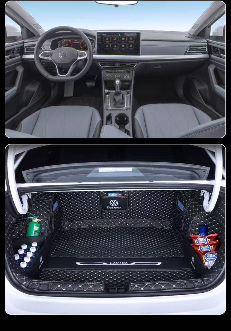 Suitable for Volkswagen Lavida Plus and the new Lavida Pro, full-coverage trunk mat in original car color
