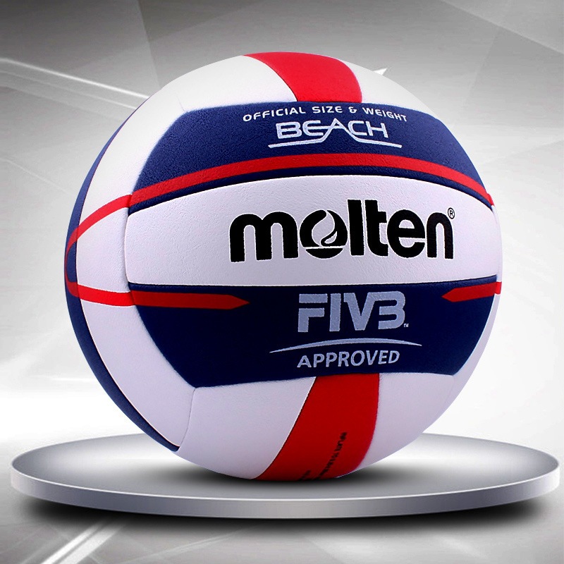 Molten V5B5000 Soft Volleyball Ball for Indoor and Outdoor Use, Made of PU Material, Suitable for Men and Women, Training Beach Volleyball