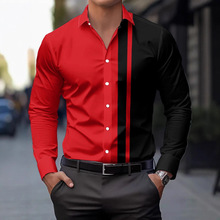 男士长袖春秋款衬衫2025新款跨境爆款翻领纽扣设计舒适面料商务款