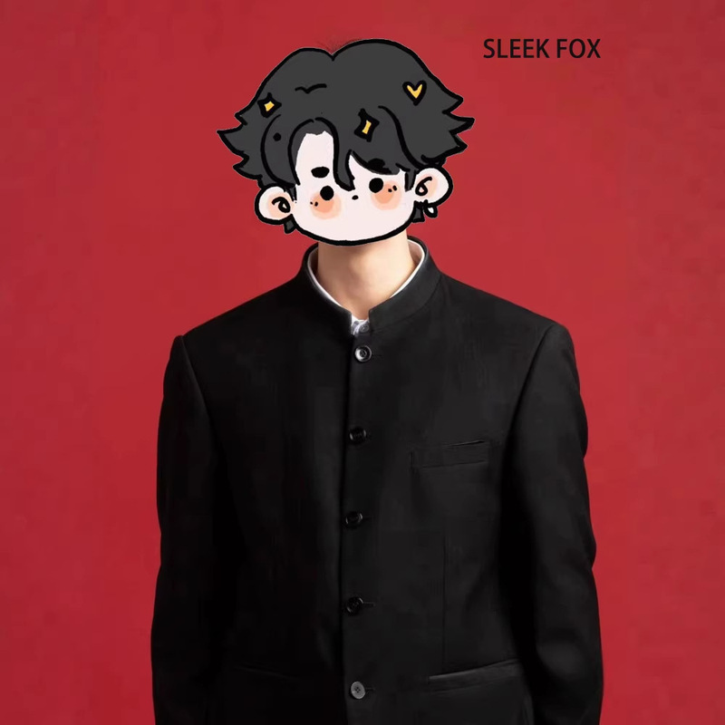 2026 Spring New Chinese Style Men's Classic Simple Suit Jacket Business Casual Black Versatile Slimming Trendy Suit