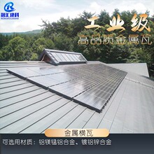 横瓦、金属复合瓦、铝锰合金瓦、铜瓦、平板瓦屋面系统彩石铝制