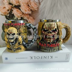 新款Iron Maiden 50th Anniversary铁娘子乐队50周年纪念3D马克杯