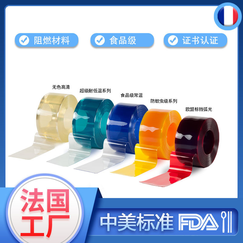 Aitofu Pvc Sheet Roll Plastic Air Conditioning Cold Storage Dustproof Windproof Anti-Static Door Curtain Transparent Commercial Use