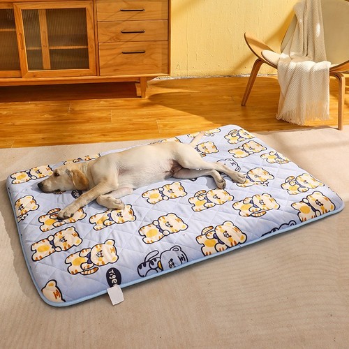 Sleeping with winter warm small dog dog bed mat teddy golden retriever dog bed sofa pet sleeping pad cat cage pad 